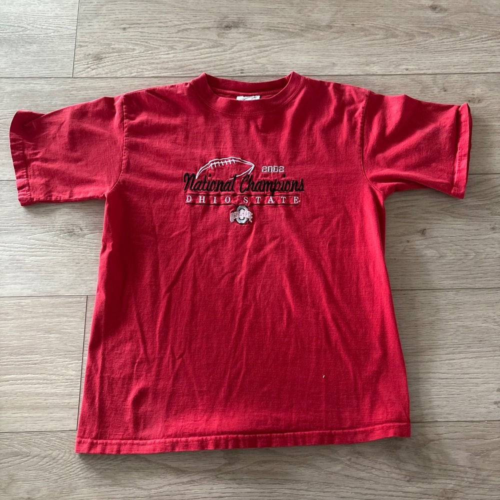 Vintage Ohio State Buckeyes 2002 National Champions Shirt Mens Medium